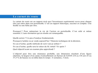 Pratique De Lanalyse Technique Des Actions