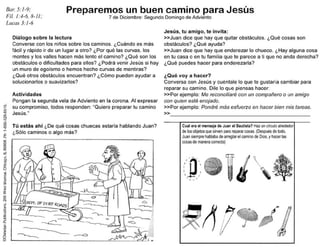  Preparemos un buen camino para Jesús