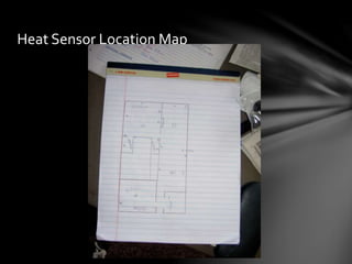 Heat Sensor Location Map
 
