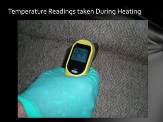 Temperature Readings taken During Heating
 