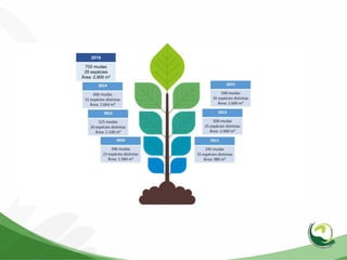 700 mudas
29 espécies
Área: 2.800 m2
2016
 