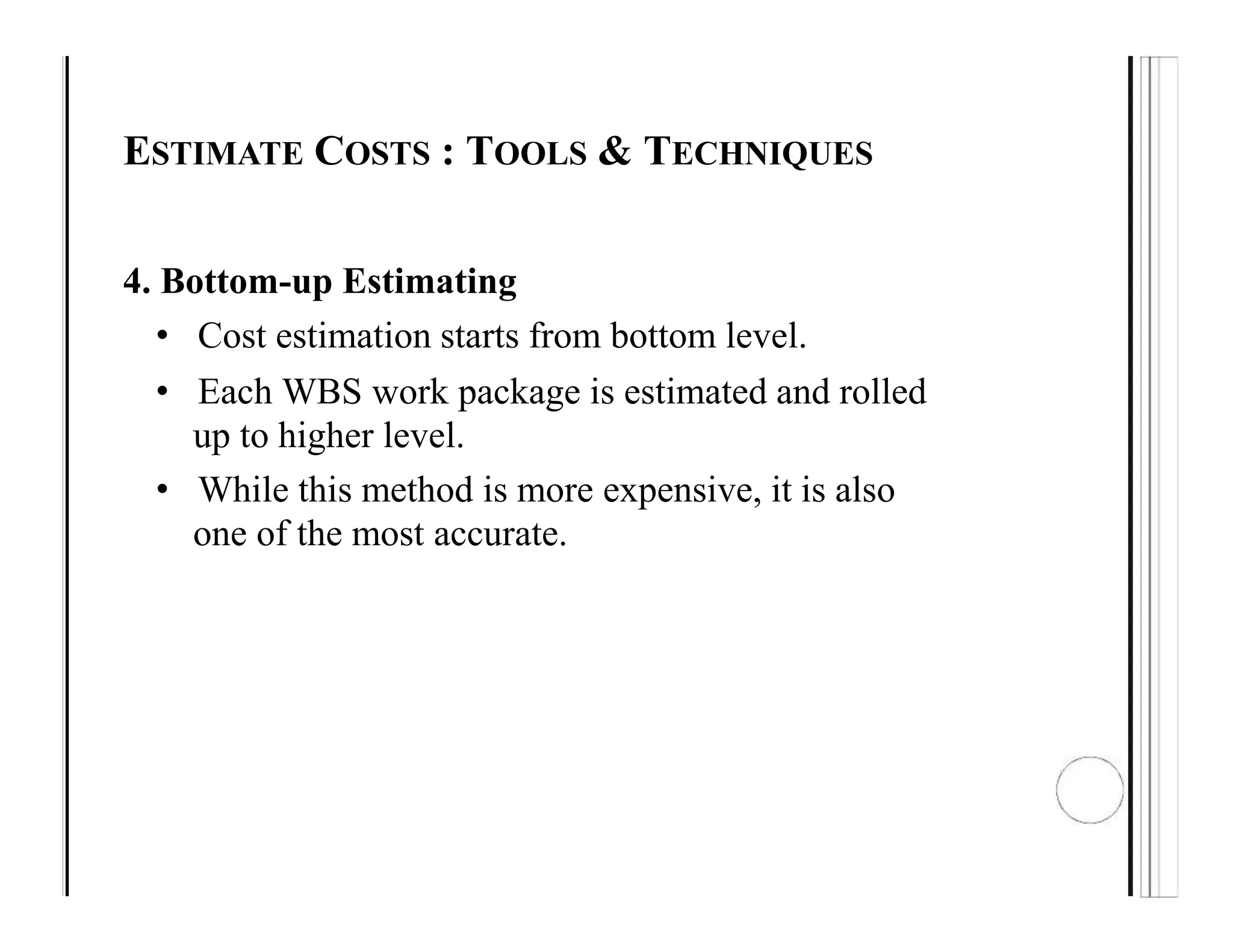 Software Project Cost Management and estimation PPTX
