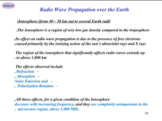 4 radio wave propagation over the earth | PPT