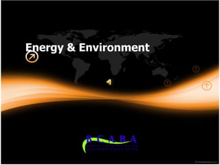 Energy & Environment  