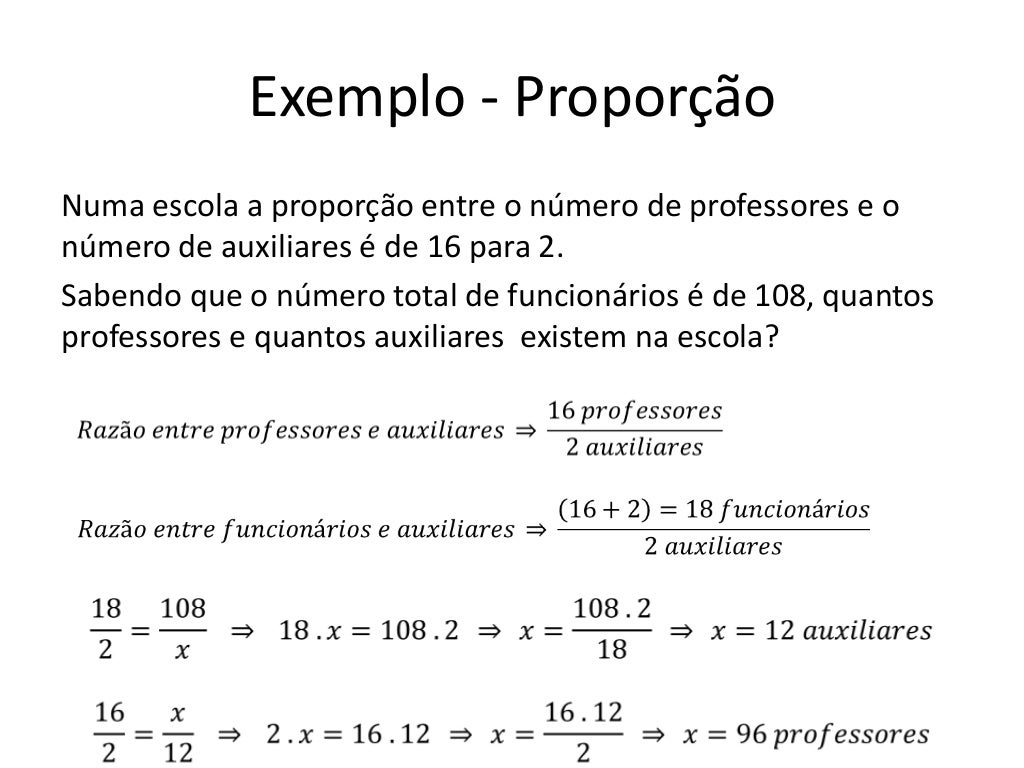 Elementos de Matemática Básica - Razão, Proporção, Porcentagem e Regr…