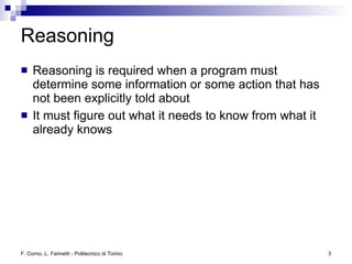 Logic and Reasoning in the Semantic Web