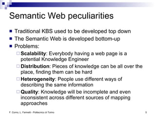 Logic and Reasoning in the Semantic Web