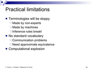 Logic and Reasoning in the Semantic Web