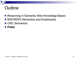 Logic and Reasoning in the Semantic Web