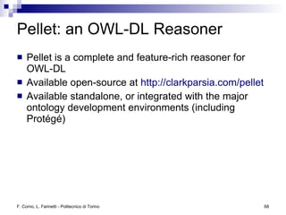 Logic and Reasoning in the Semantic Web