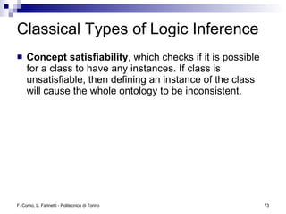 Logic and Reasoning in the Semantic Web