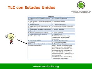 TLC con Estados Unidos




           www.cceecolombia.org
 