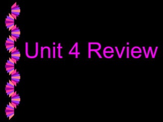 Unit 4 Review
 