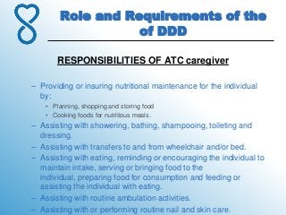4.role and requirements of the division of developmental disabilities