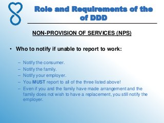 4.role and requirements of the division of developmental disabilities