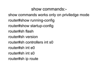 CCNA part 4 routers | PPT