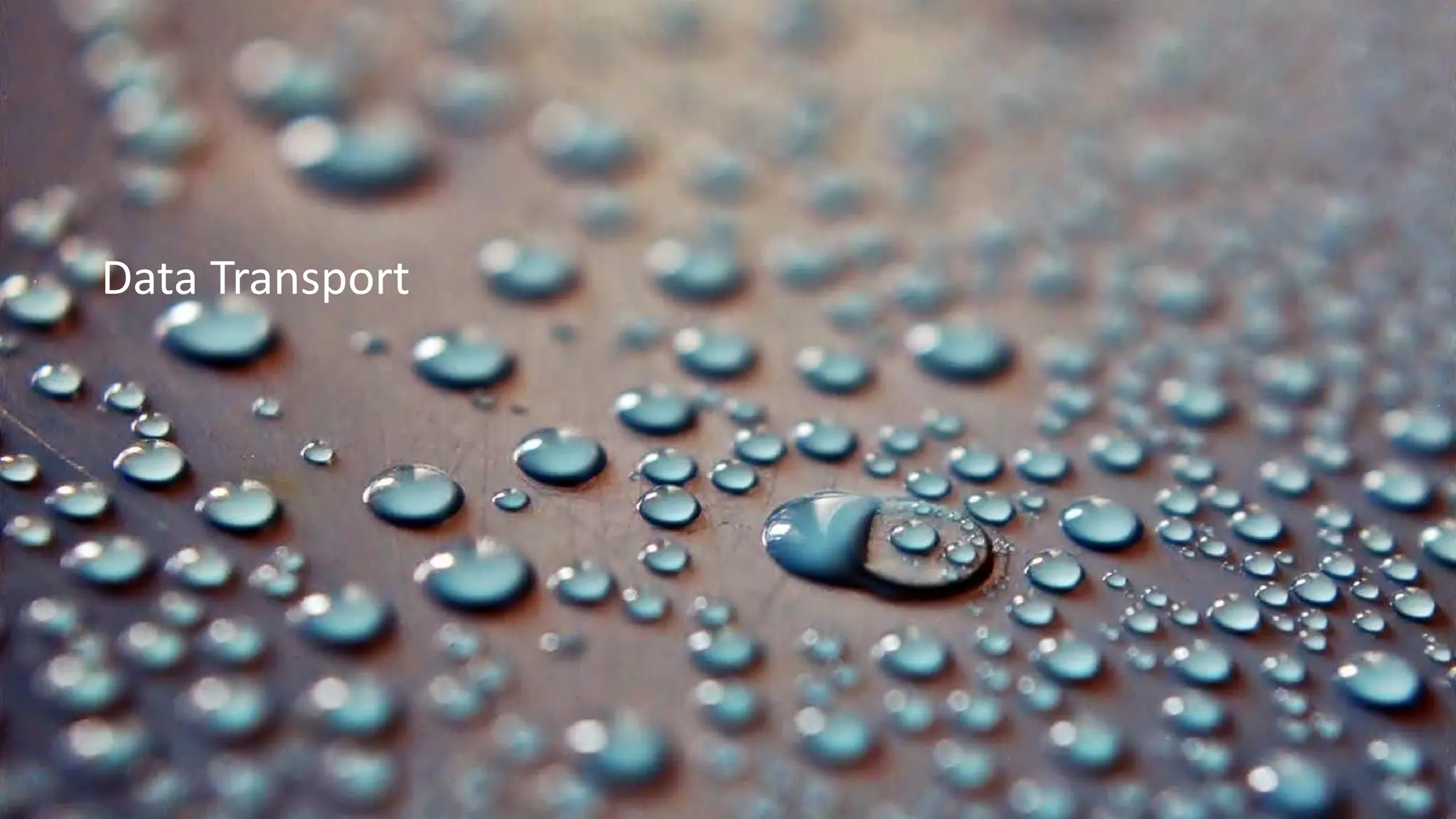Data Transport
• How many layers we need?
• Is GSM/GPRS the answer?
• Power requirements for the base stations/gateways
• Opportunistic communications or always on?
• Robust (users proof)
• High range communications
• …
• Again, Great challenges!
Data Transport
 