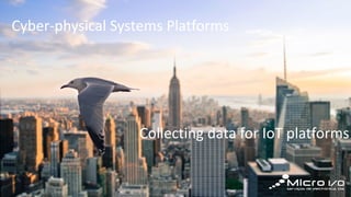 Cyber-physical Systems Platforms
Collecting data for IoT platforms
 