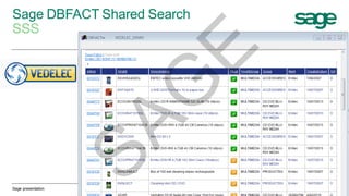 Sage DBFACT Shared Search
SSS
10 March 2015Sage presentation 45
SAG
E
 