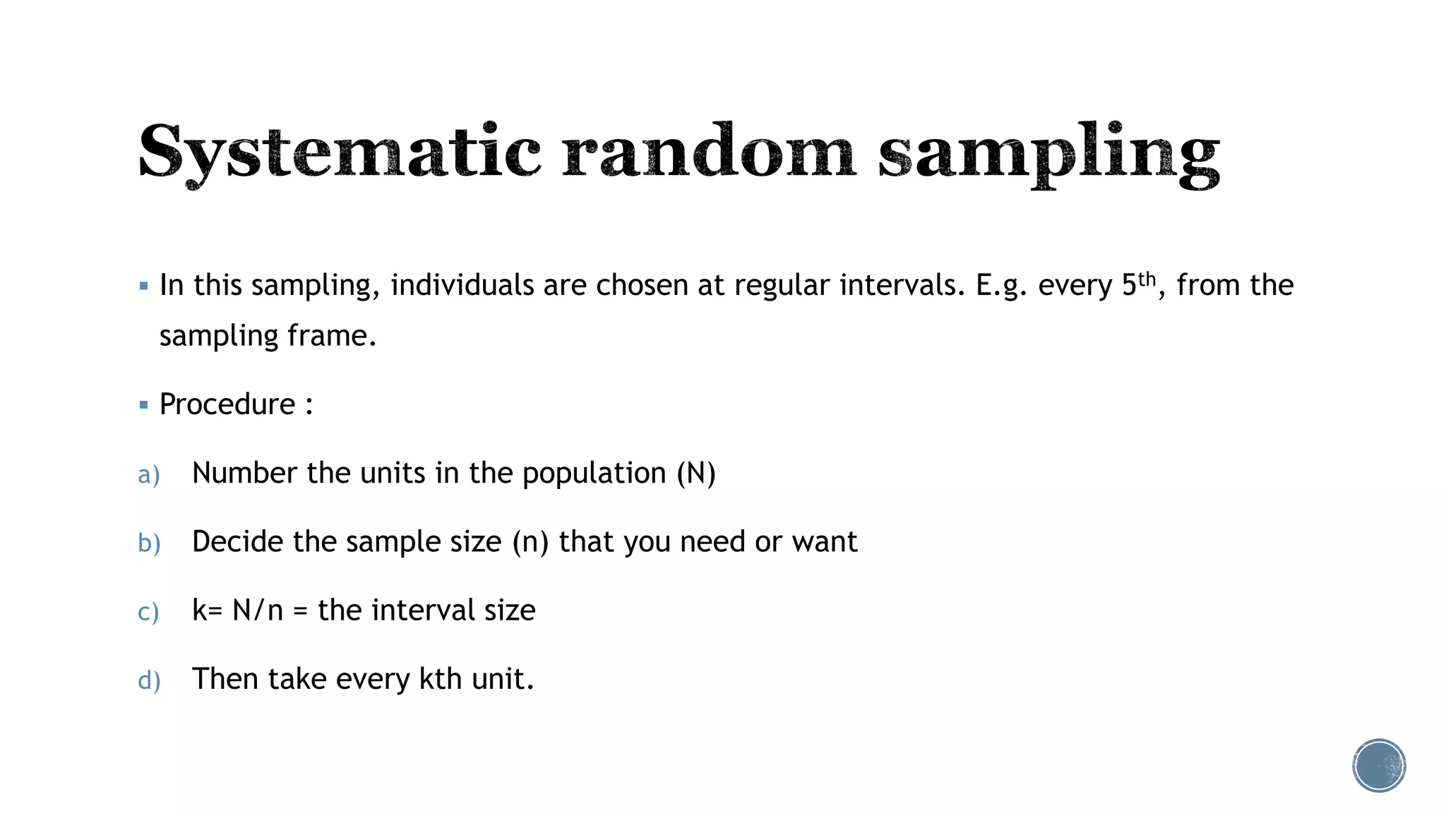 sampling and statiscal inference | PPTX
