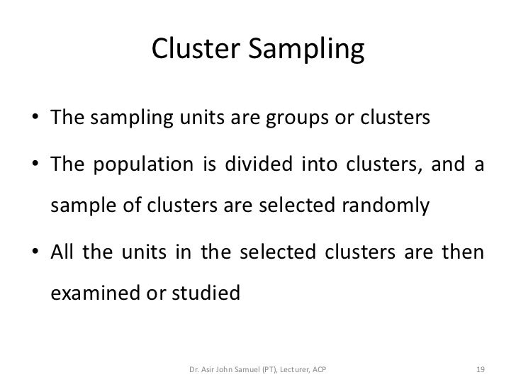 4.sampling design