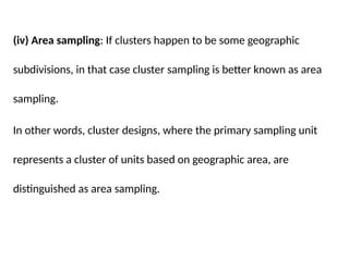 Introduction to sampling design in research methodology | PPTX