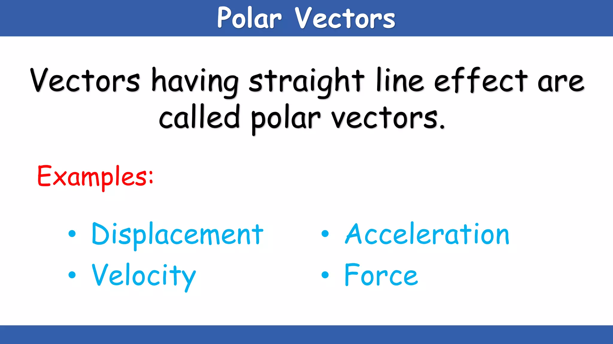 Scalars & vectors | PPTX | Physics | Science