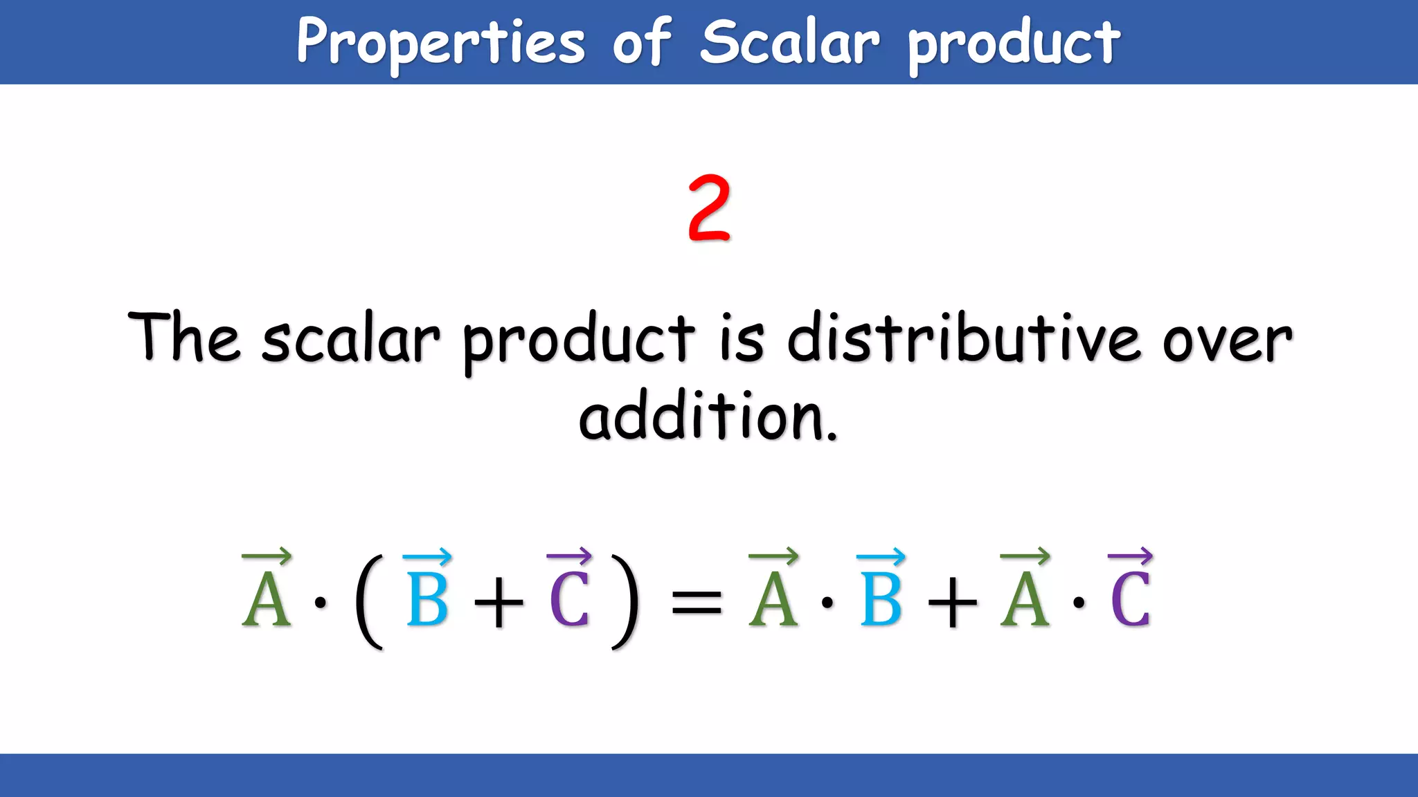 Scalars & vectors | PPTX