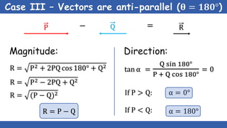 Scalars & vectors | PPTX