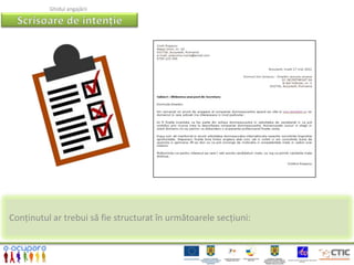 Ghidul angajării




Conținutul ar trebui să fie structurat în următoarele secțiuni:
 