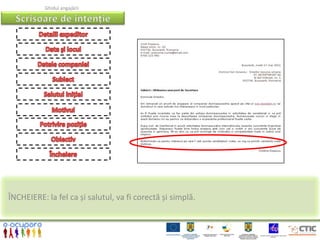 Ghidul angajării




ÎNCHEIERE: la fel ca și salutul, va fi corectă și simplă.
 