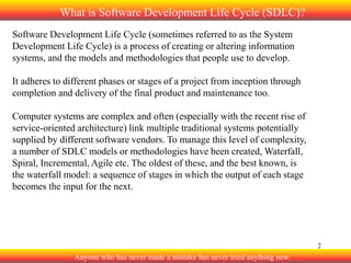 Sdlc Inception Example 4 sdlc and stlc | PDF