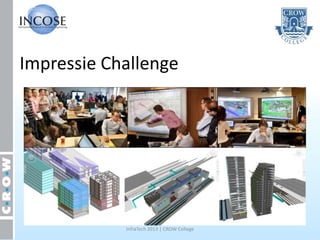 Impressie Challenge




            InfraTech 2013 | CROW College
 