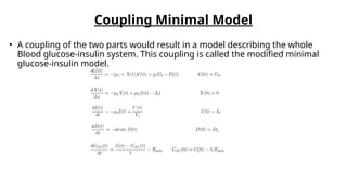 Modeling, Simulation, and Estimation of Glucose Metabolism | PPTX