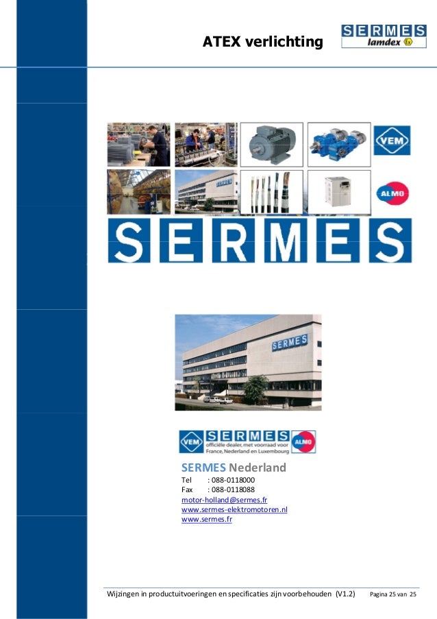 4 sermes brochure atex verlichting v1.2 4 sermes brochure atex verlichting v1.2