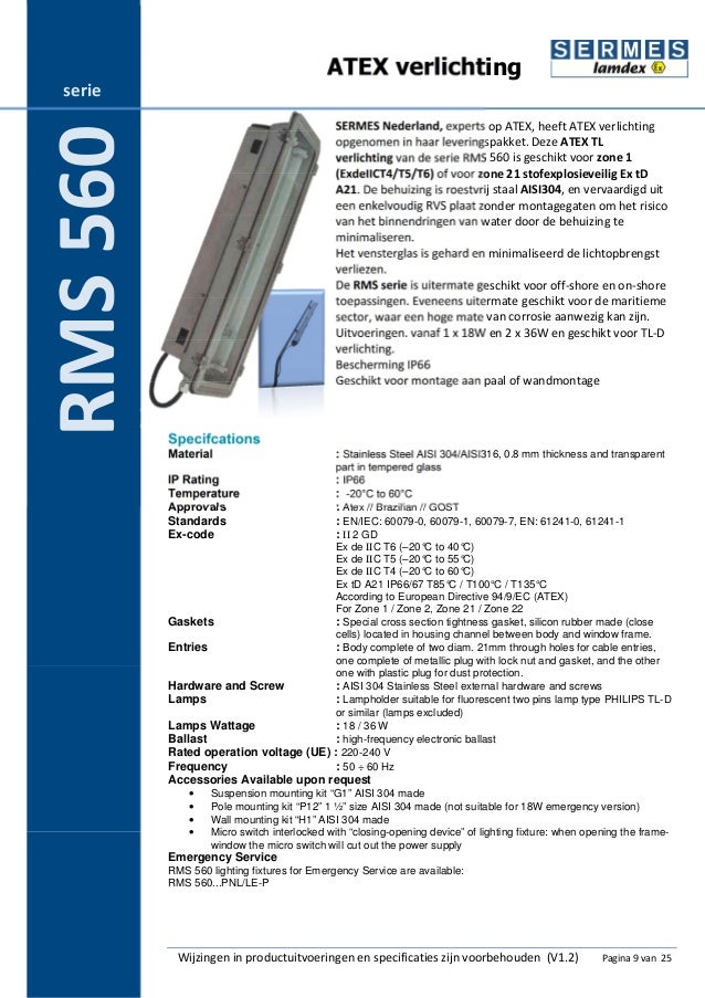 4 sermes brochure atex verlichting v1.2 4 sermes brochure atex verlichting v1.2