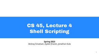 Comprehensive Introduction to Bash Shell Scripting and Control Flow | PDF
