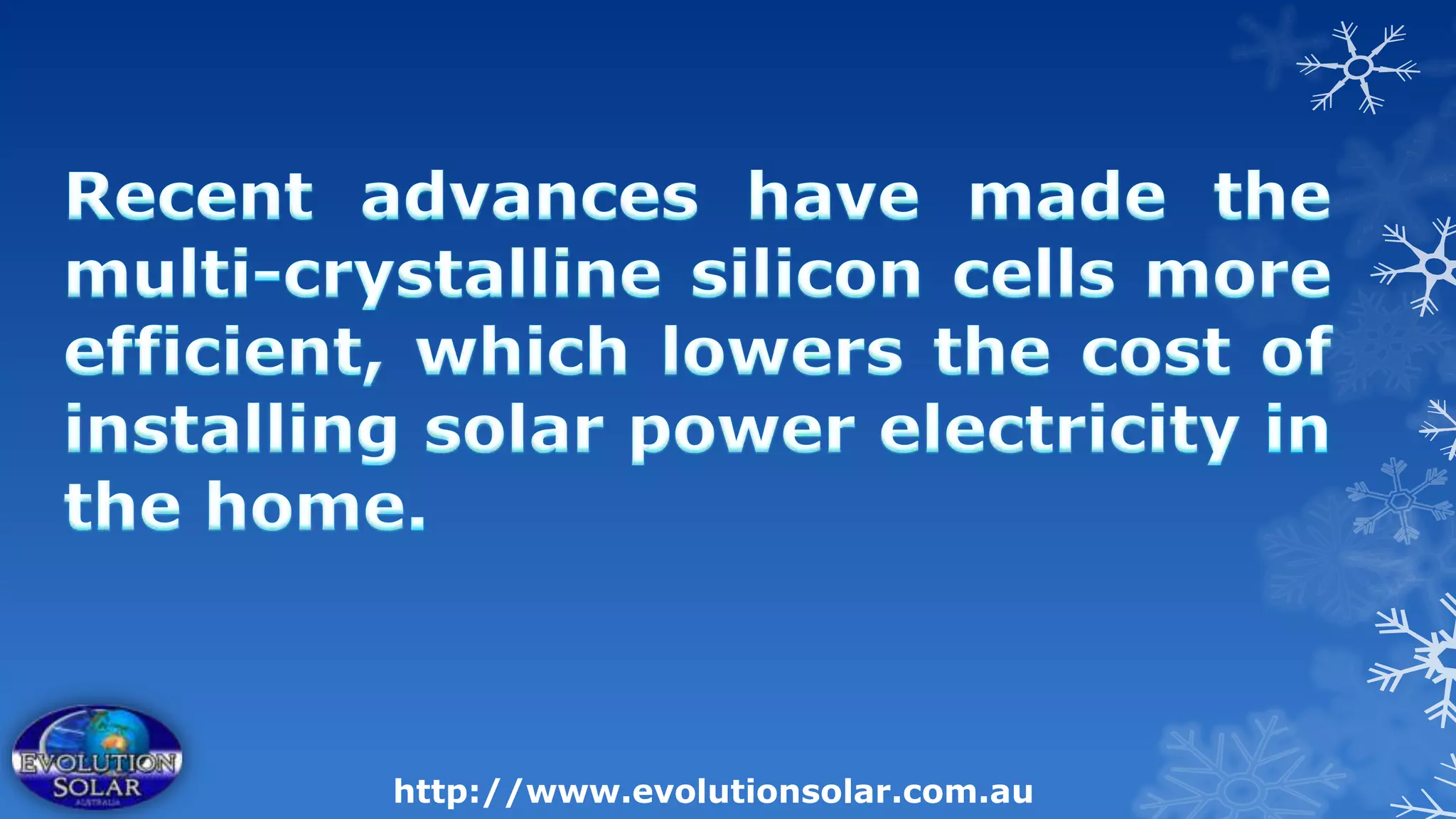 http://www.evolutionsolar.com.au
 