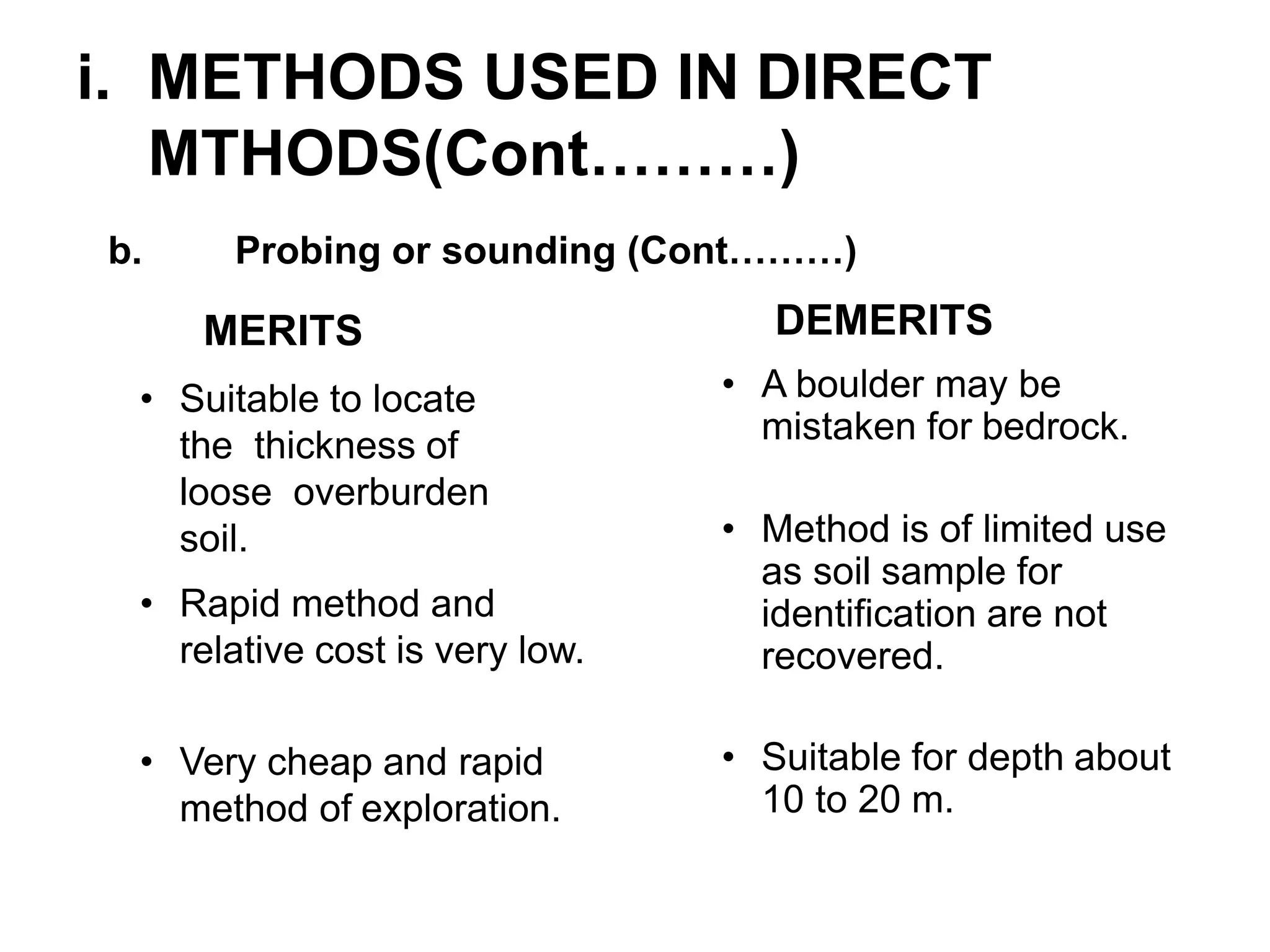 Soil Exploration | PPT | Free Download