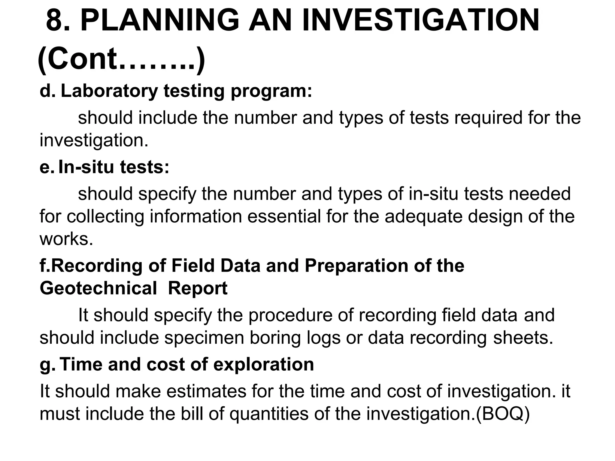 Soil Exploration | PPT | Free Download