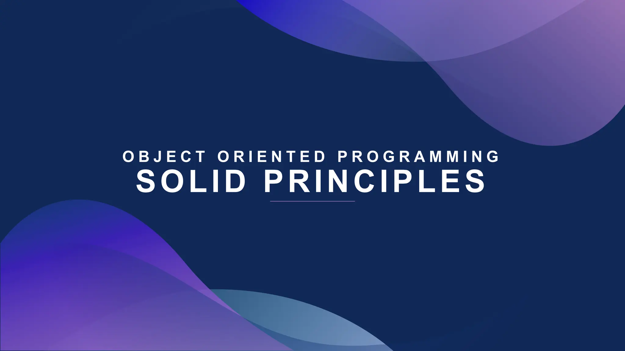 #4 | Object Oriented Programming's SOLID Principles | Sameer Siddiqui ...