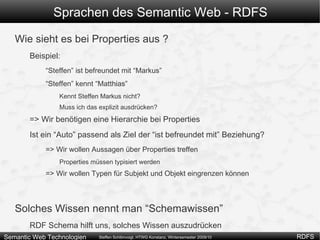 Mit SPO-Triplen lässt sich fast jede Aussage darstellen 