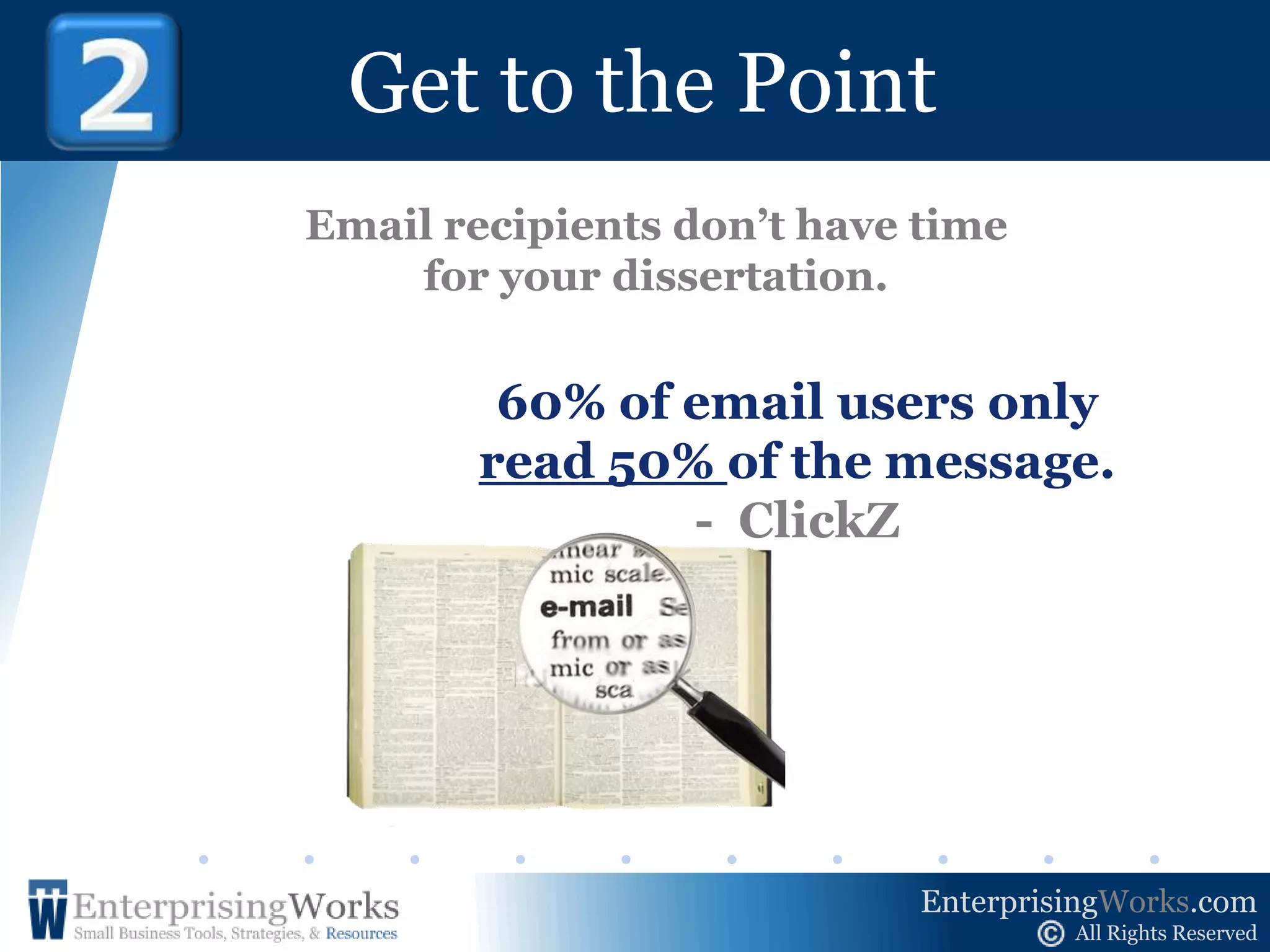 Optimize CurrentCommunication !    1The Latest Technology. Make sure your email newsletter images and visual content are getting seen. Repeated imagerygets more attention and counteracts the “Clutter Effect.”