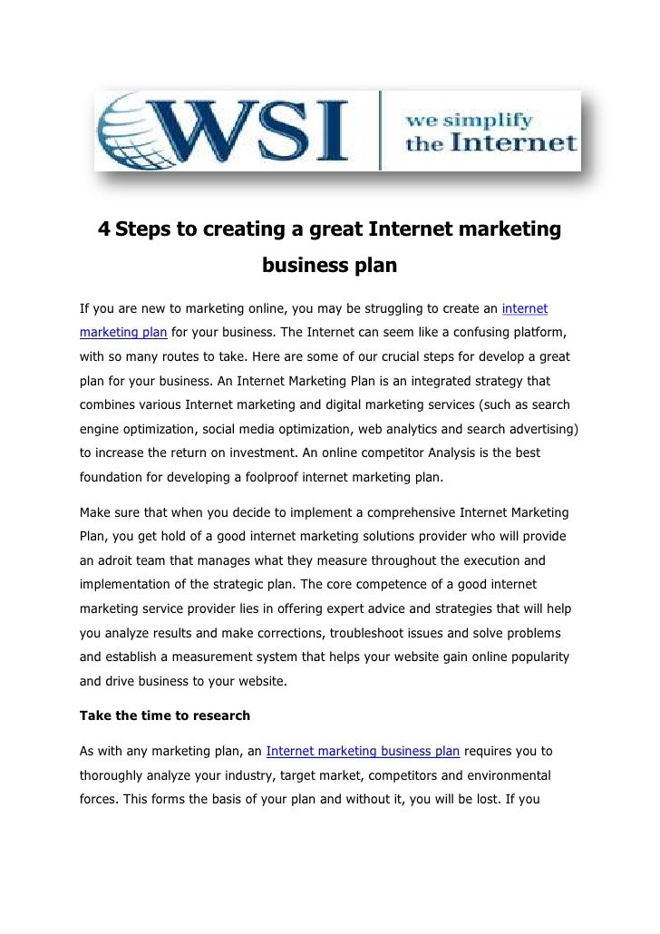 Business Plan for A Digital Marketing Agency