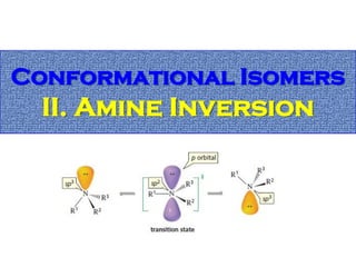 Conformational Isomers
  II. Amine Inversion
 