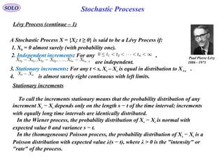4 stochastic processes | PPT