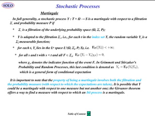 Martingale Math 4 stochastic processes | PPT