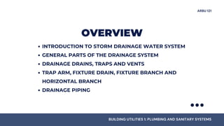 Storm Drainage System - PLUMBING AND SANITARY SYSTEMS | PDF