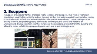 Storm Drainage System - PLUMBING AND SANITARY SYSTEMS | PDF
