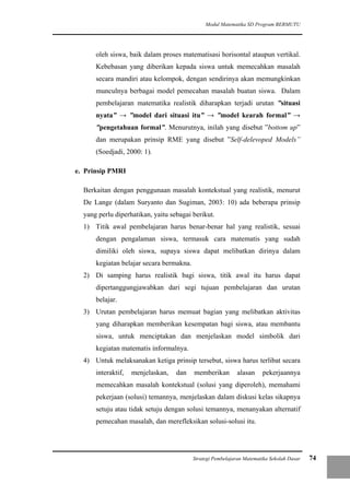 Strategi Pembelajaran Matematika di SD
